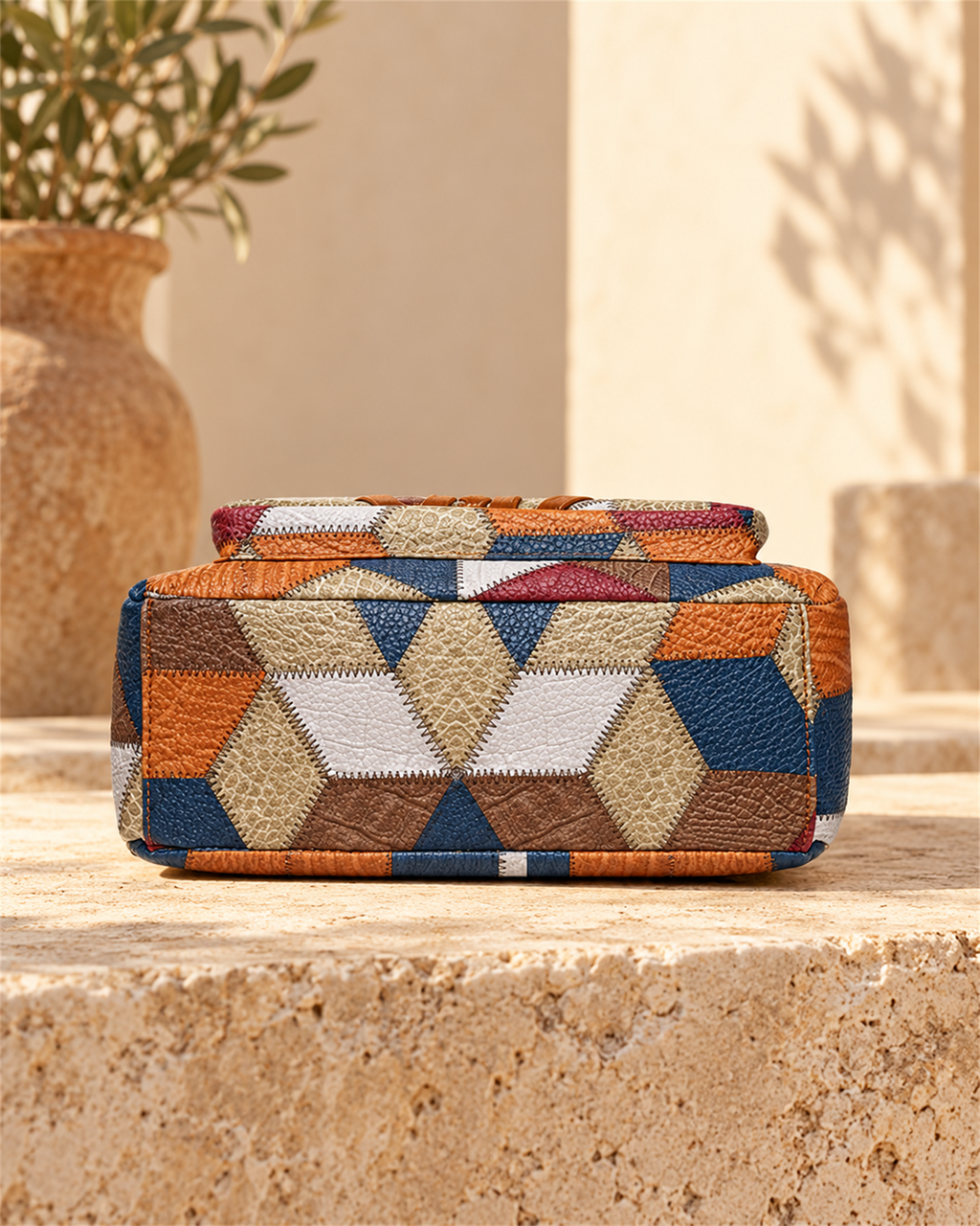 Bolso Bandolera Patchwork Multicolor — base | Viltura