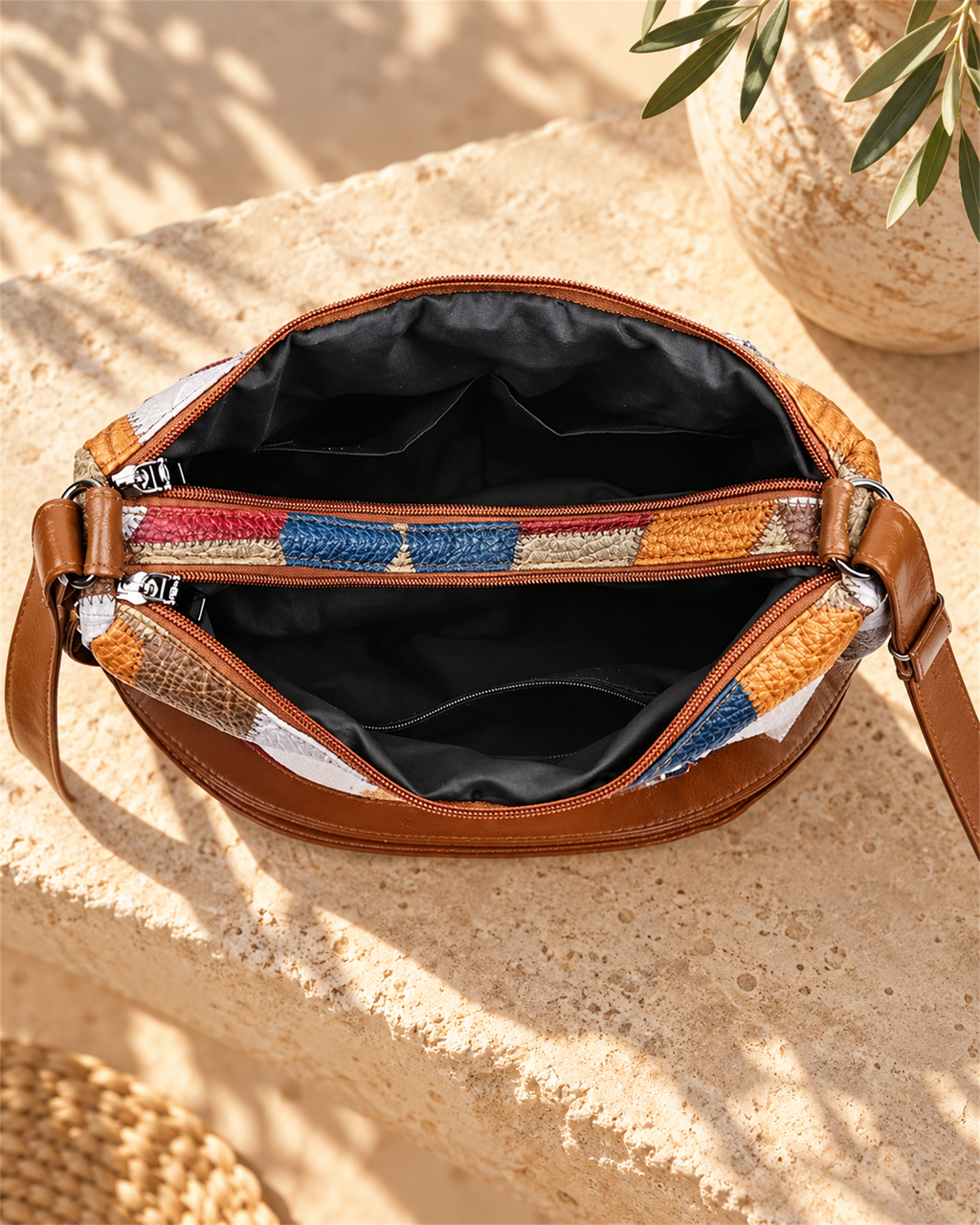 Bolso Bandolera Patchwork Multicolor — interior | Viltura